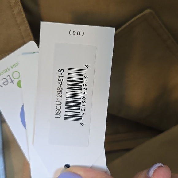 NWT Universal Standard Tan/Khaki Cropped Trench Coat Size 14-16 - Picture 11 of 13